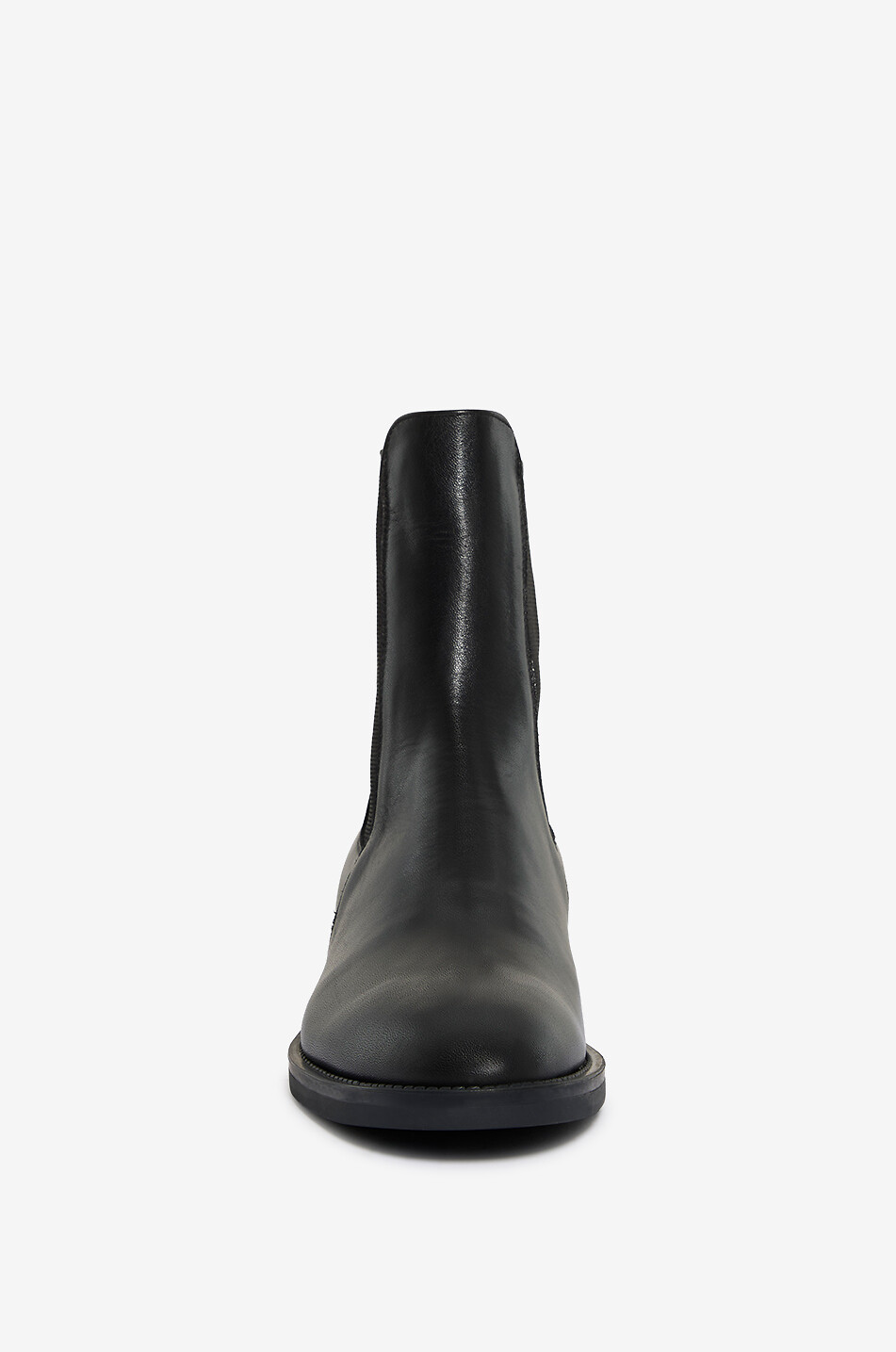 BONGÉNIE Bottines chelsea plates en cuir de veau Alice Savana Femme NOIR 2