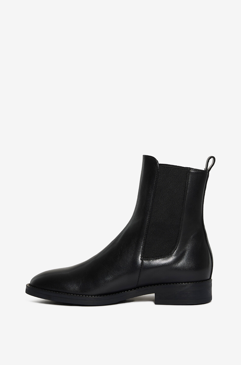 BONGÉNIE Bottines chelsea plates en cuir de veau Alice Savana Femme NOIR 3
