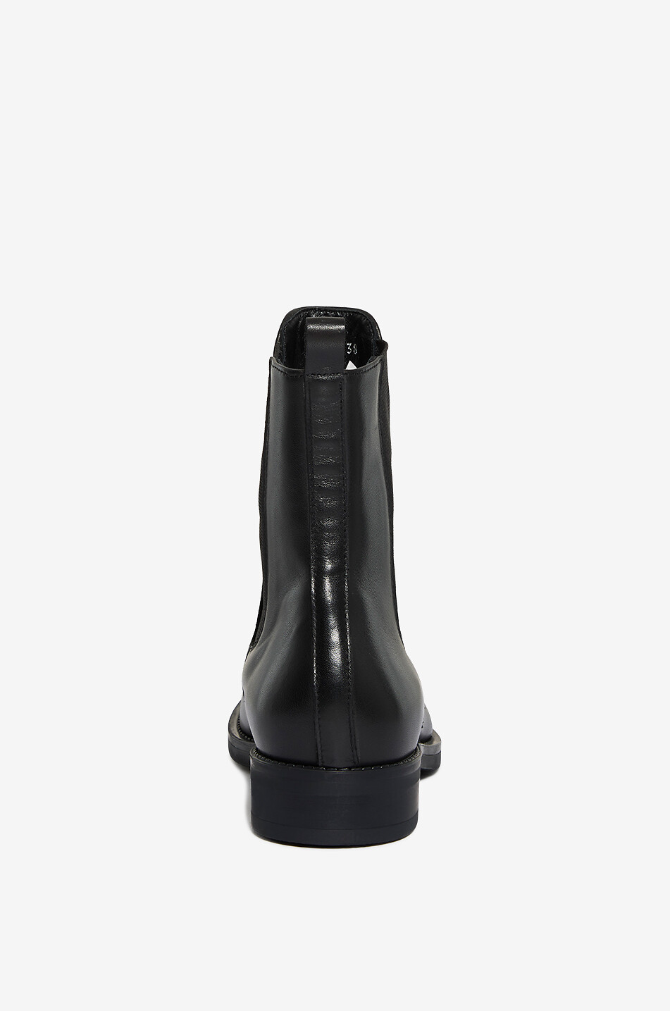 BONGÉNIE Bottines chelsea plates en cuir de veau Alice Savana Femme NOIR 4