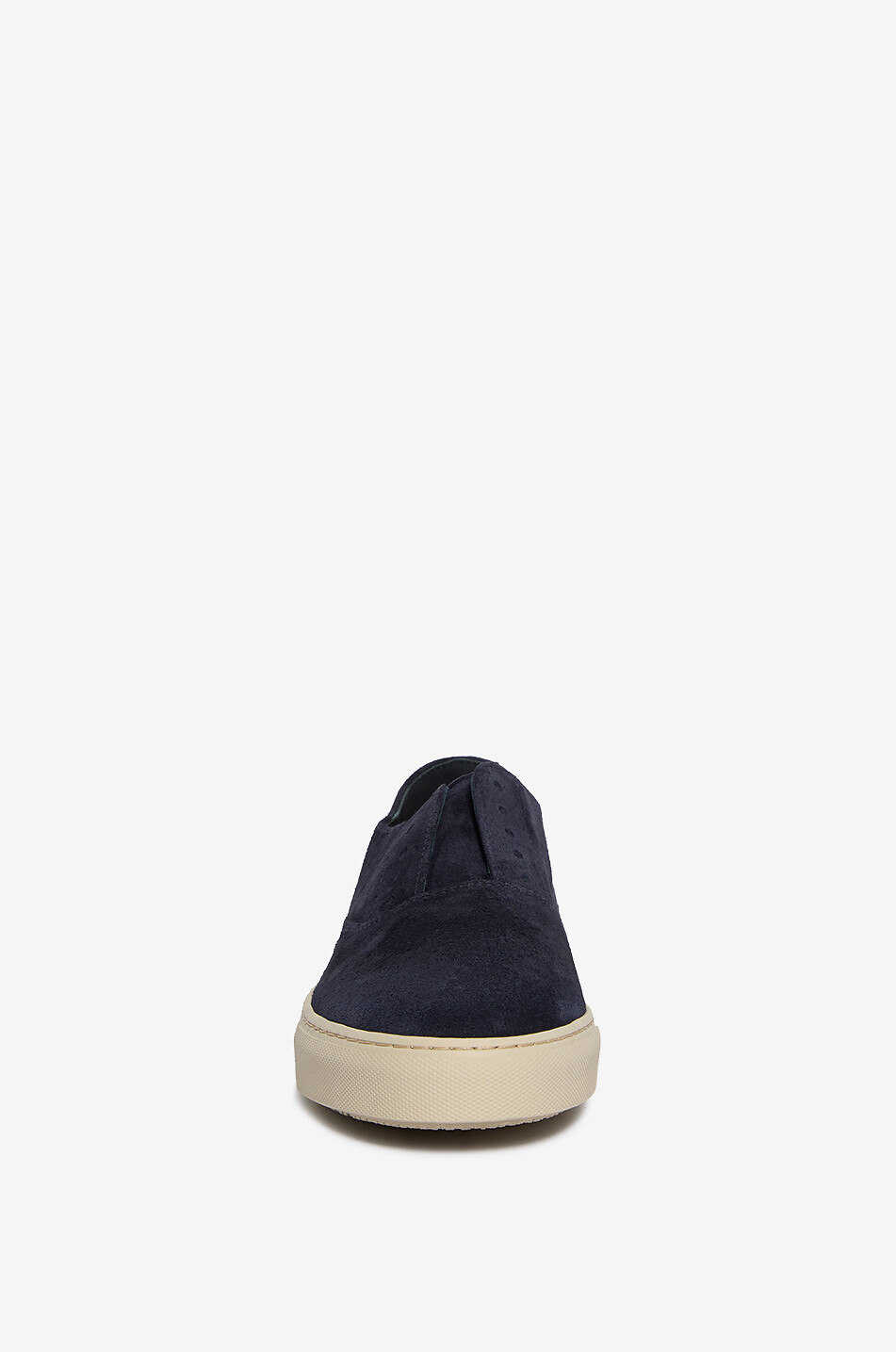 FRATELLI ROSSETTI Baskets slip-on perforées en daim Hobo Sport Femme BLEU MOYEN 2