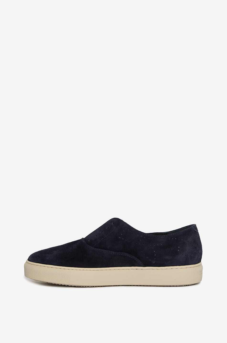 FRATELLI ROSSETTI Baskets slip-on perforées en daim Hobo Sport Femme BLEU MOYEN 3