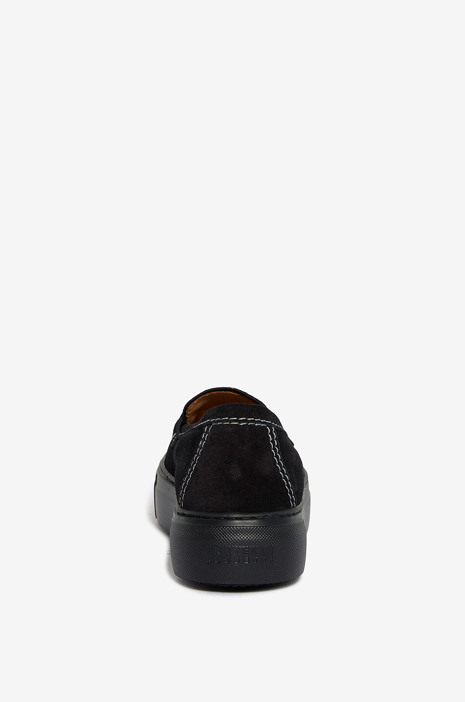 FRATELLI ROSSETTI Suede platform loafers Women BLACK 4