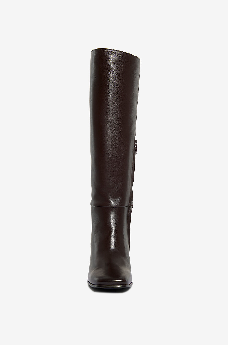GUGLIELMO ROTTA Bottes à talon carré en cuir nappa Maxim Femme MARRON FONCÉ 2