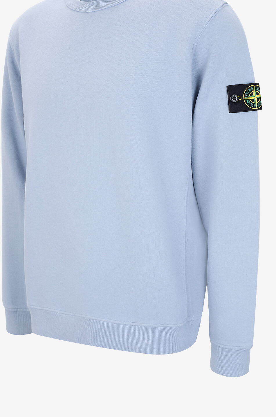 STONE ISLAND Sweat-shirt à col rond 6100049 Brushed Organic Cotton Fleece Homme GRIS 3