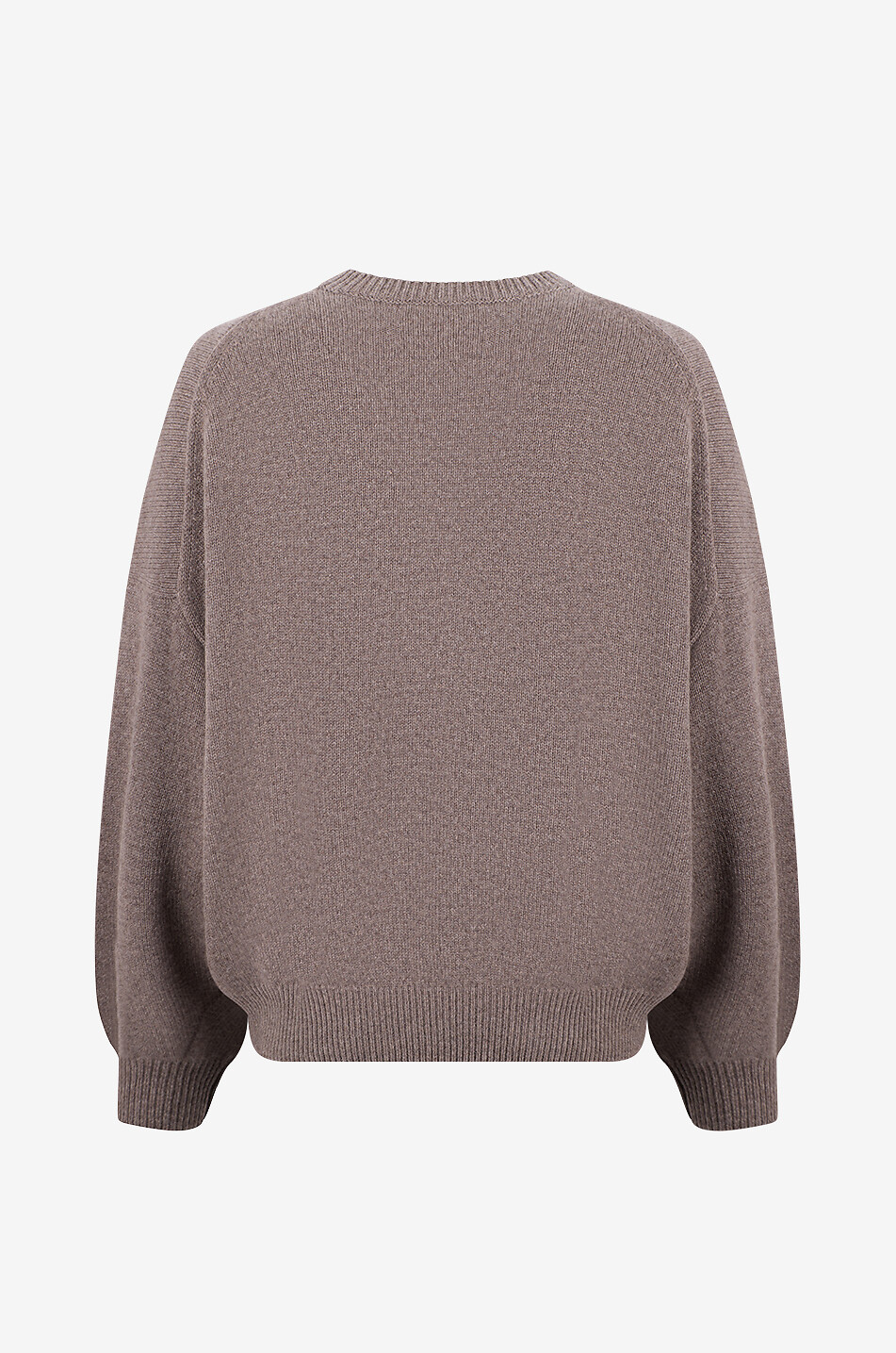 LISA YANG Pull ample en cachemire à col rond Veira Femme MARRON 2