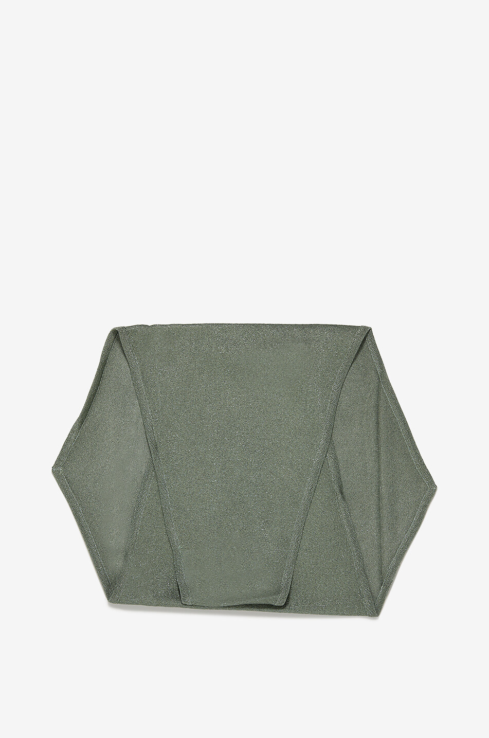 FABIANA FILIPPI Écharpe en maille lurex en forme de losange Femme VERT 2