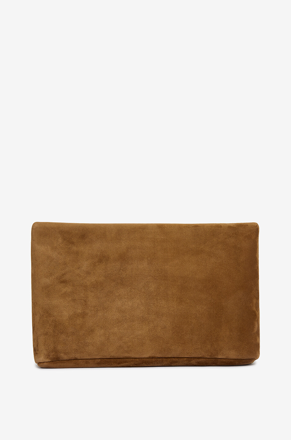 SAINT LAURENT PARIS Pochette enveloppe en daim Cassandre Femme COGNAC 3