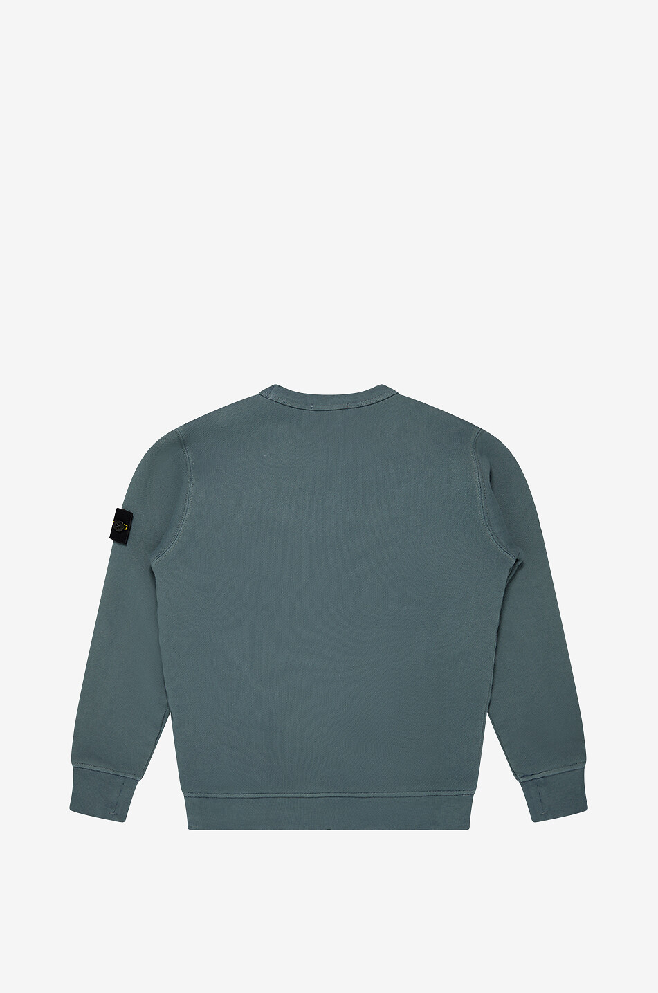 STONE ISLAND JUNIOR Rundhals-Sweatshirt für Jungen 6100009 Diagonal Organic Cotton Fleece Old Effect Junge BLAU 2