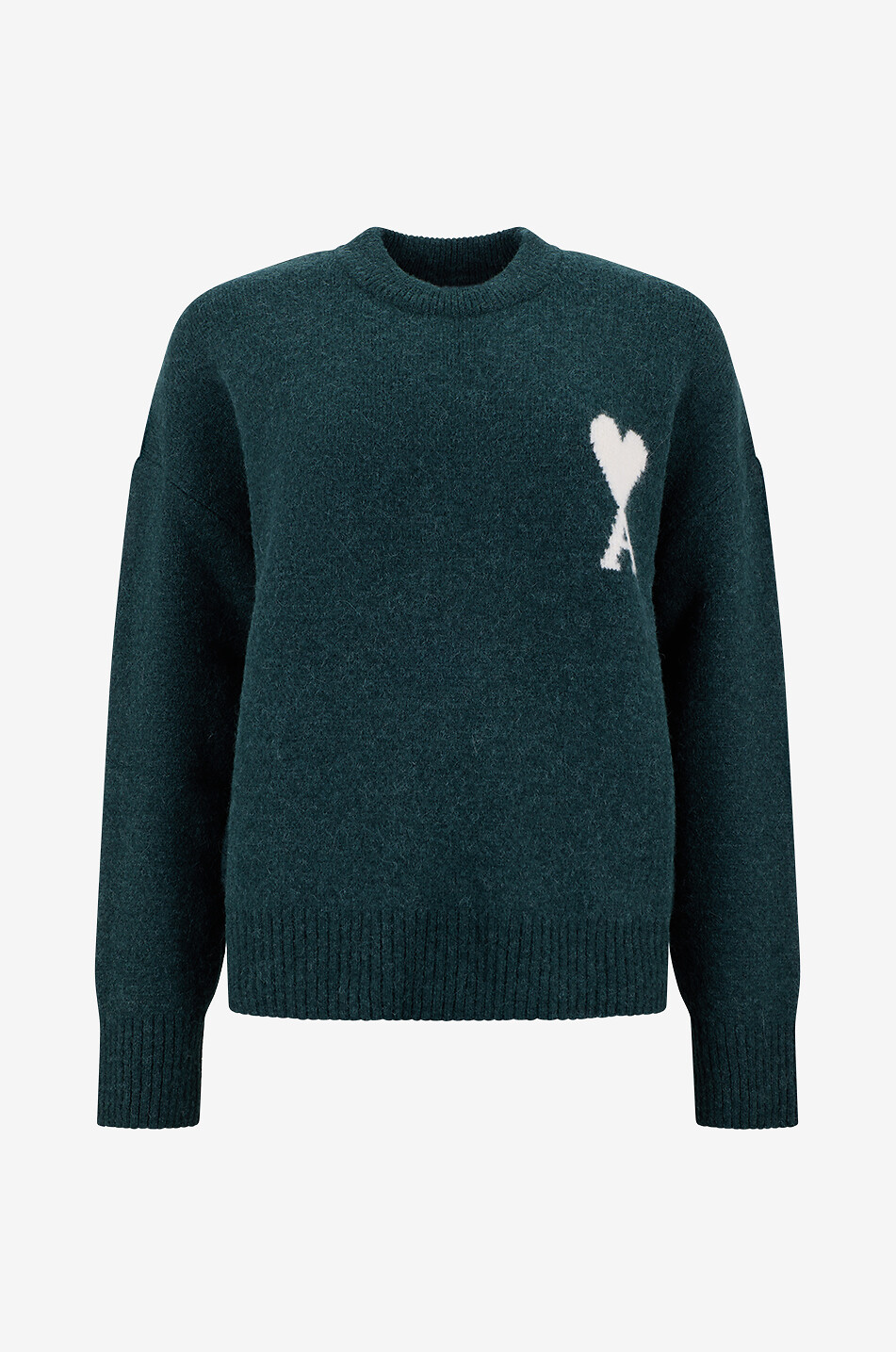 Pull en maille d'alpaga à col rond Nuage