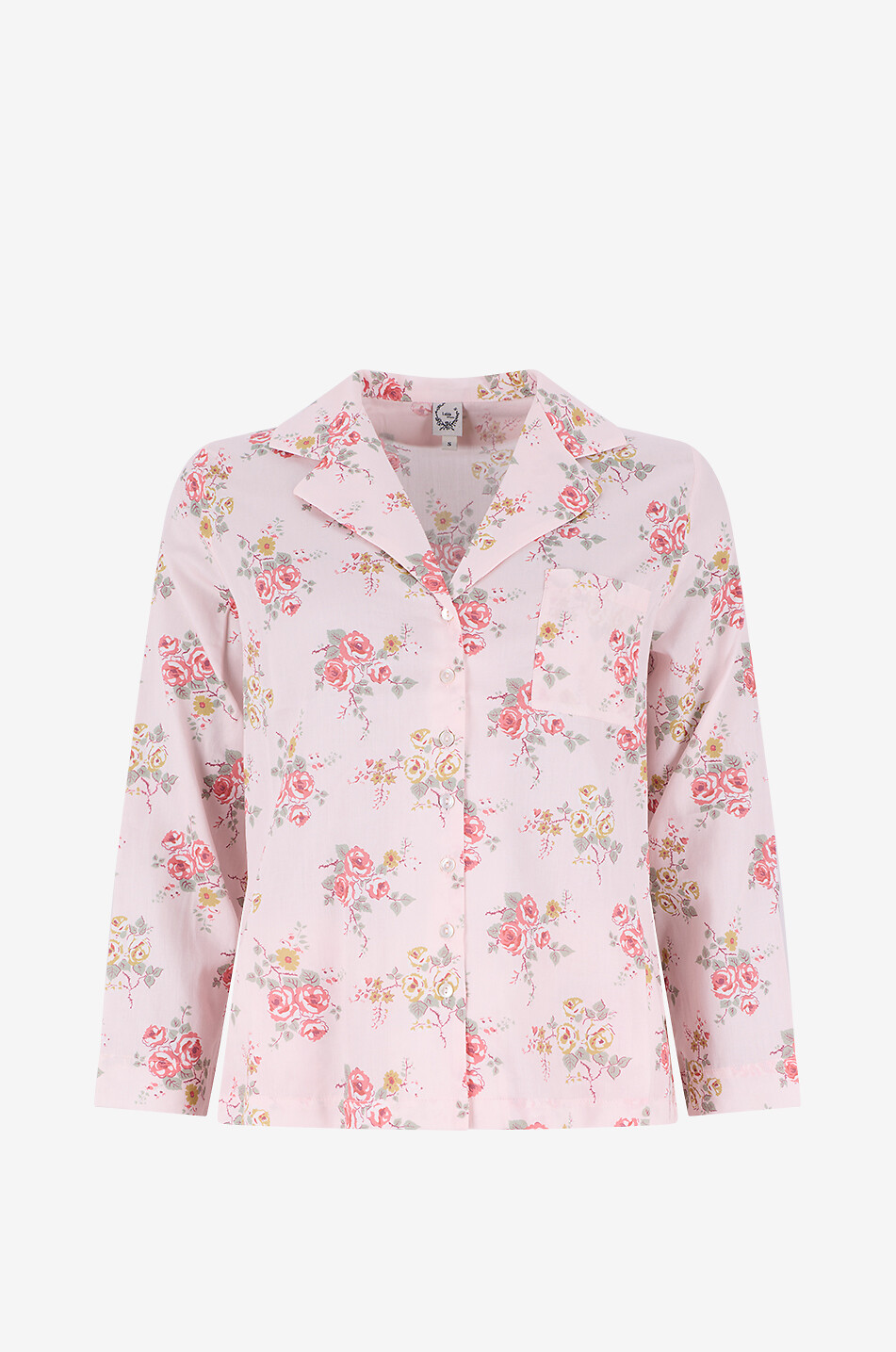 LALIDE A PARIS Ensemble de pyjama fleuri à manches longues en coton Norma Femme MULTICOLORE 1
