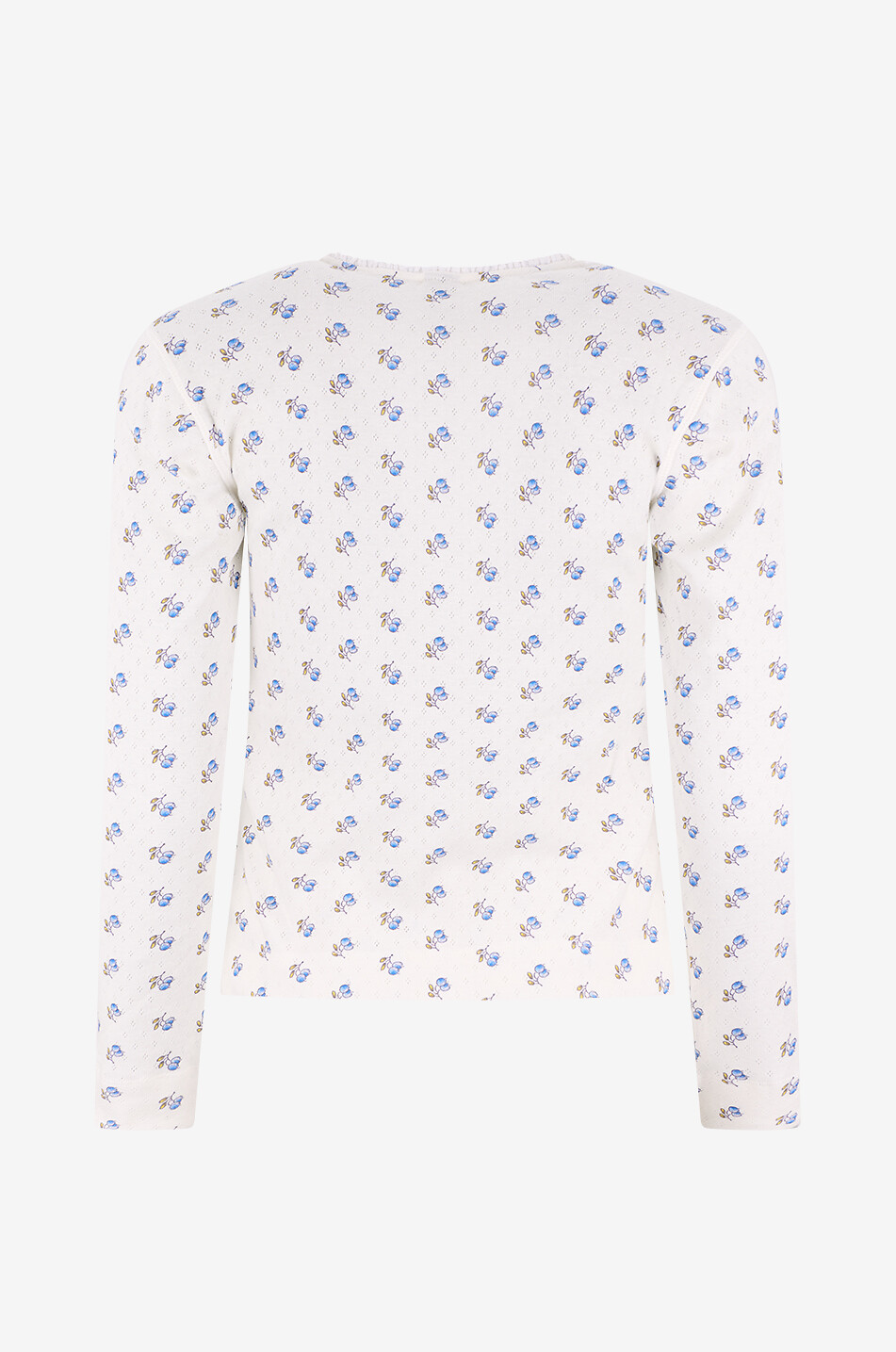 LALIDE A PARIS Ensemble de pyjama en jersey ajouré imprimé prunes Clairon Femme MULTICOLORE 2