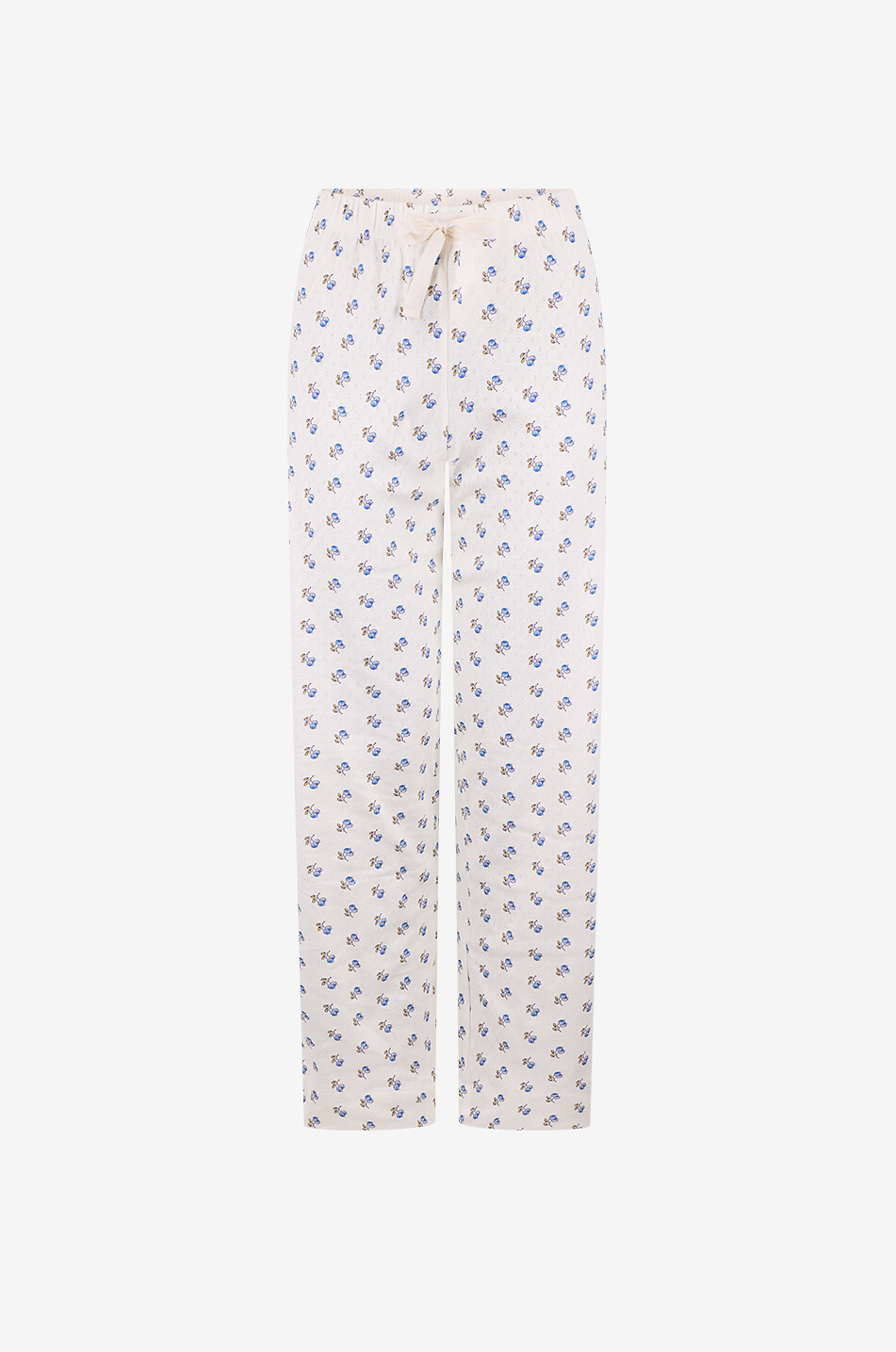 LALIDE A PARIS Ensemble de pyjama en jersey ajouré imprimé prunes Clairon Femme MULTICOLORE 3