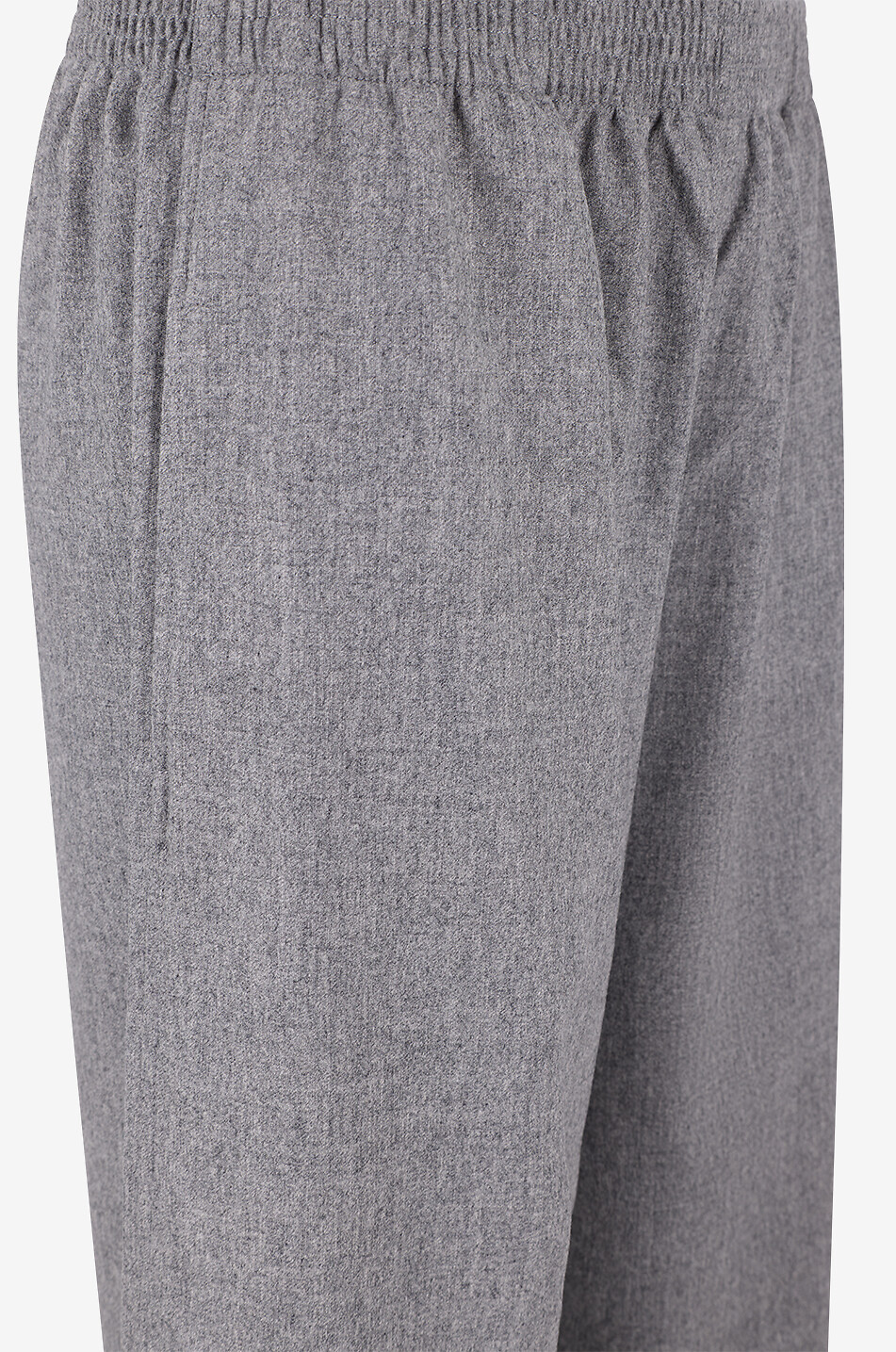 FABIANA FILIPPI Straight-leg elasticated-waist trousers in blended virgin wool Women GREY 3