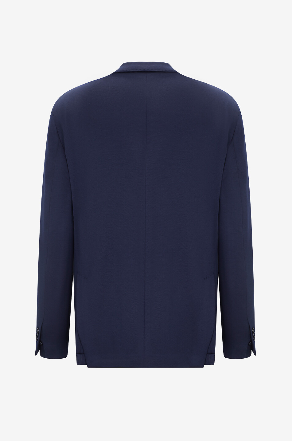 Blazer à col à revers en laine vierge
