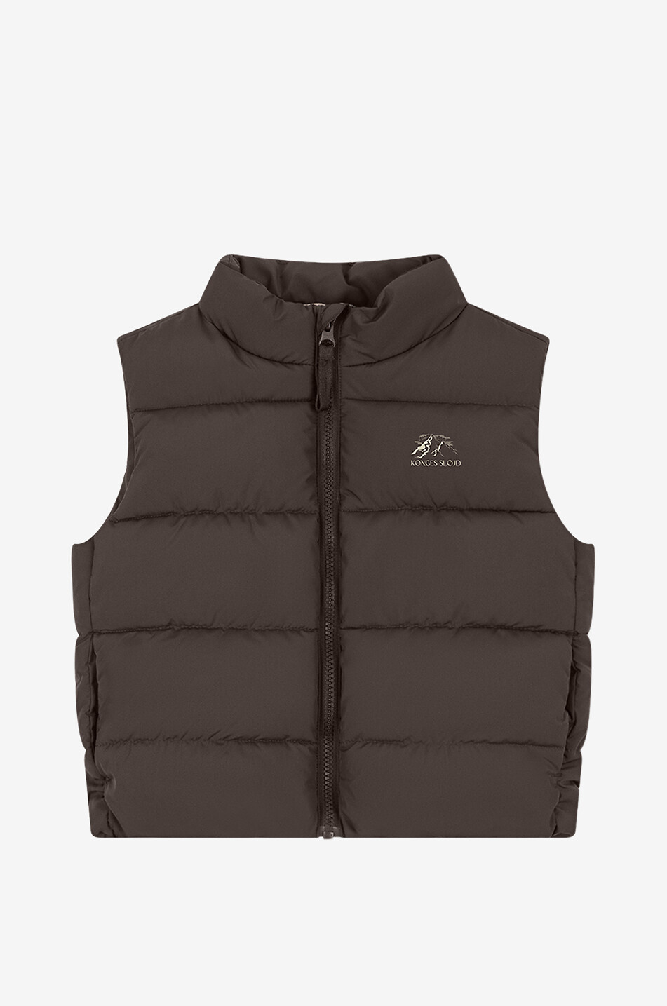 KONGES SLØJD Alpi boy's sleeveless quilted down jacket Boy BROWN 1