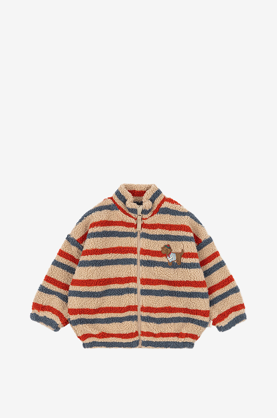 KONGES SLØJD Kinder-Fleecejacke mit Motiven und Stickereien Jody Unisex BUNT 1