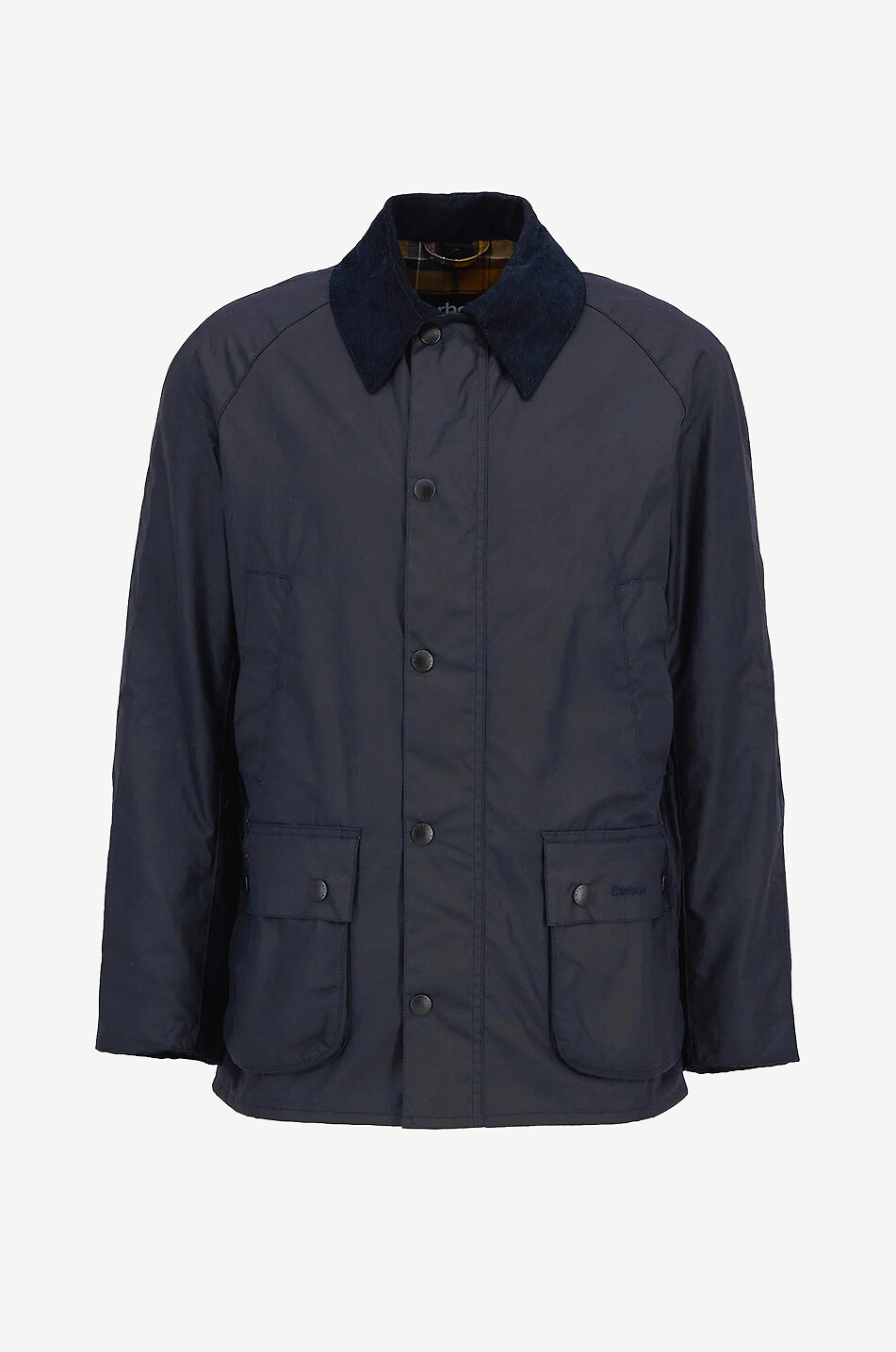 BARBOUR Ashby waxed cotton shirt-collar jacket Men BLACK 1
