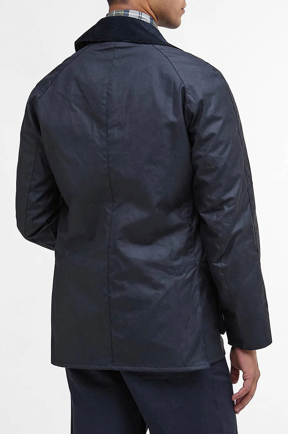 BARBOUR Ashby waxed cotton shirt-collar jacket Men BLACK 3