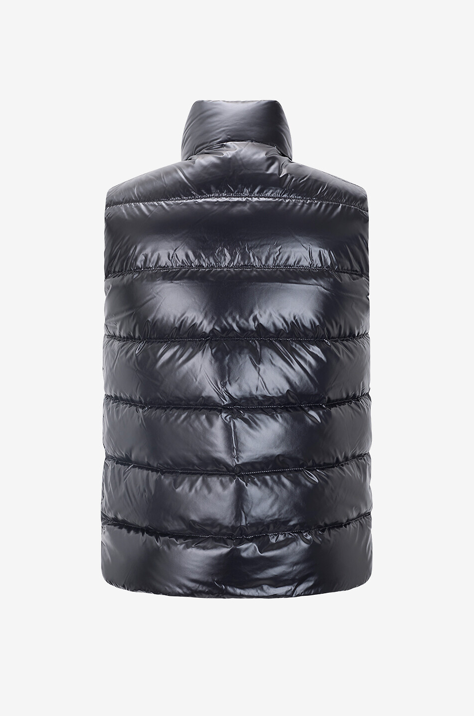MONCLER Tibb quilted sleeveless high-neck puffer jacket Men BLACK 2