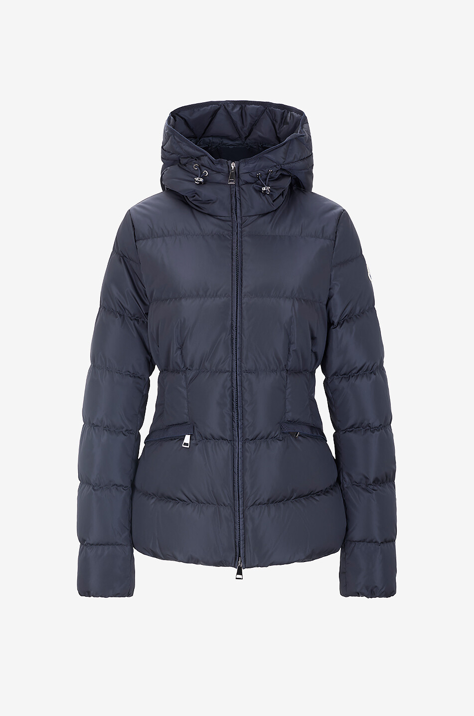 Kurze taillierte Daunenjacke mit Kapuze Avoce