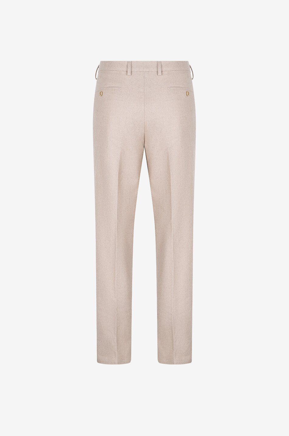 MARCO PESCAROLO Vento straight-leg mixed cashmere trousers Men BROWN 2