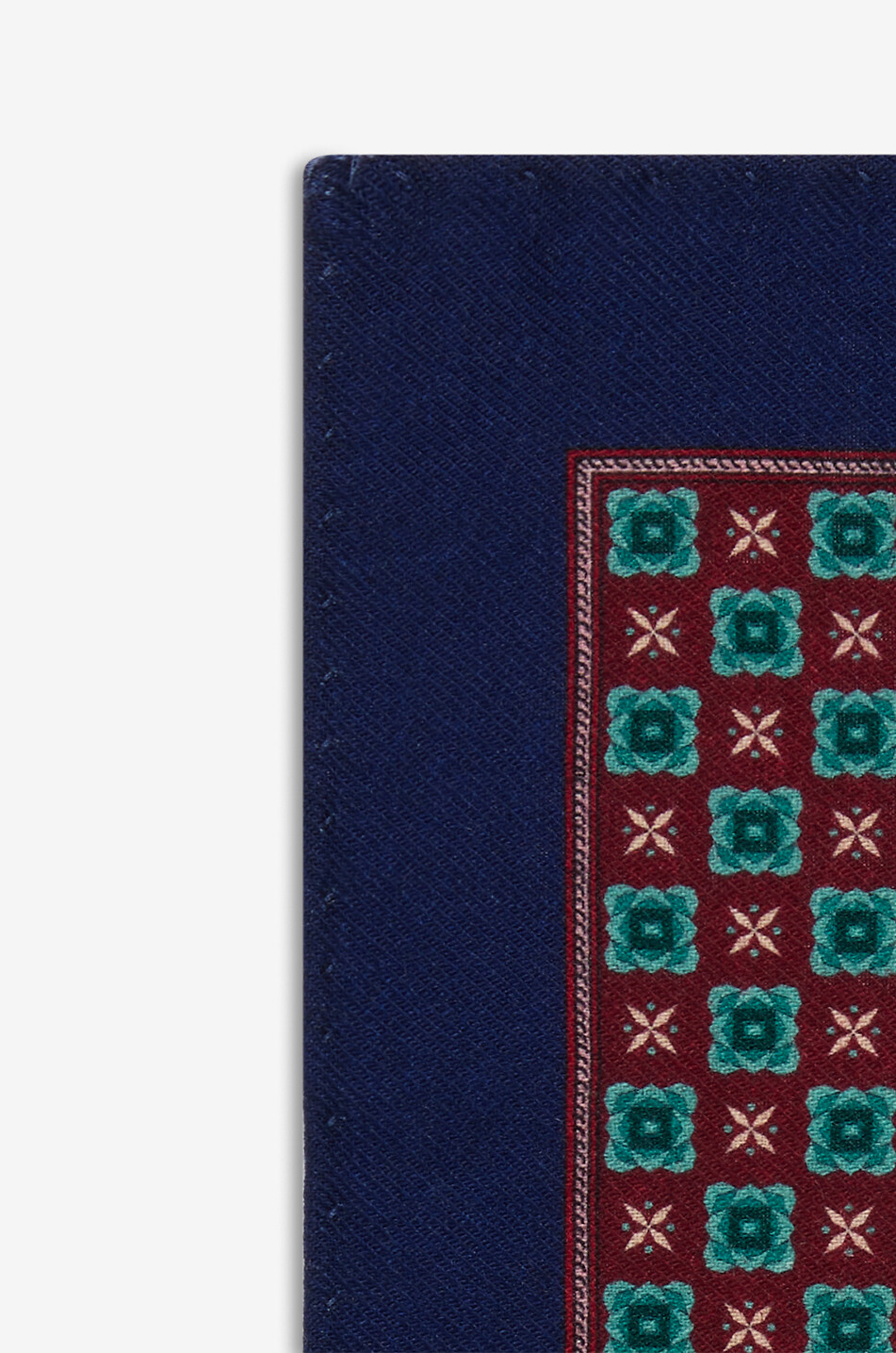 BIGI CRAVATTE Pochette de costume fantaisie en laine AA705 Homme BLEU FONCE 2