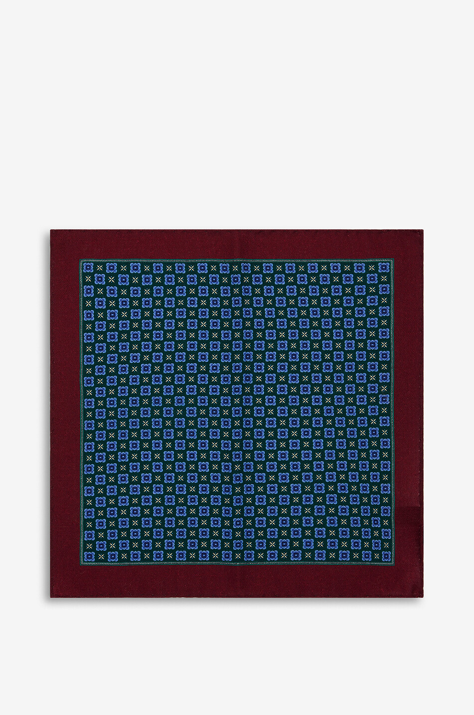 BIGI CRAVATTE Pochette de costume fantaisie en laine AA705 Homme ROUGE FONCÉ 1