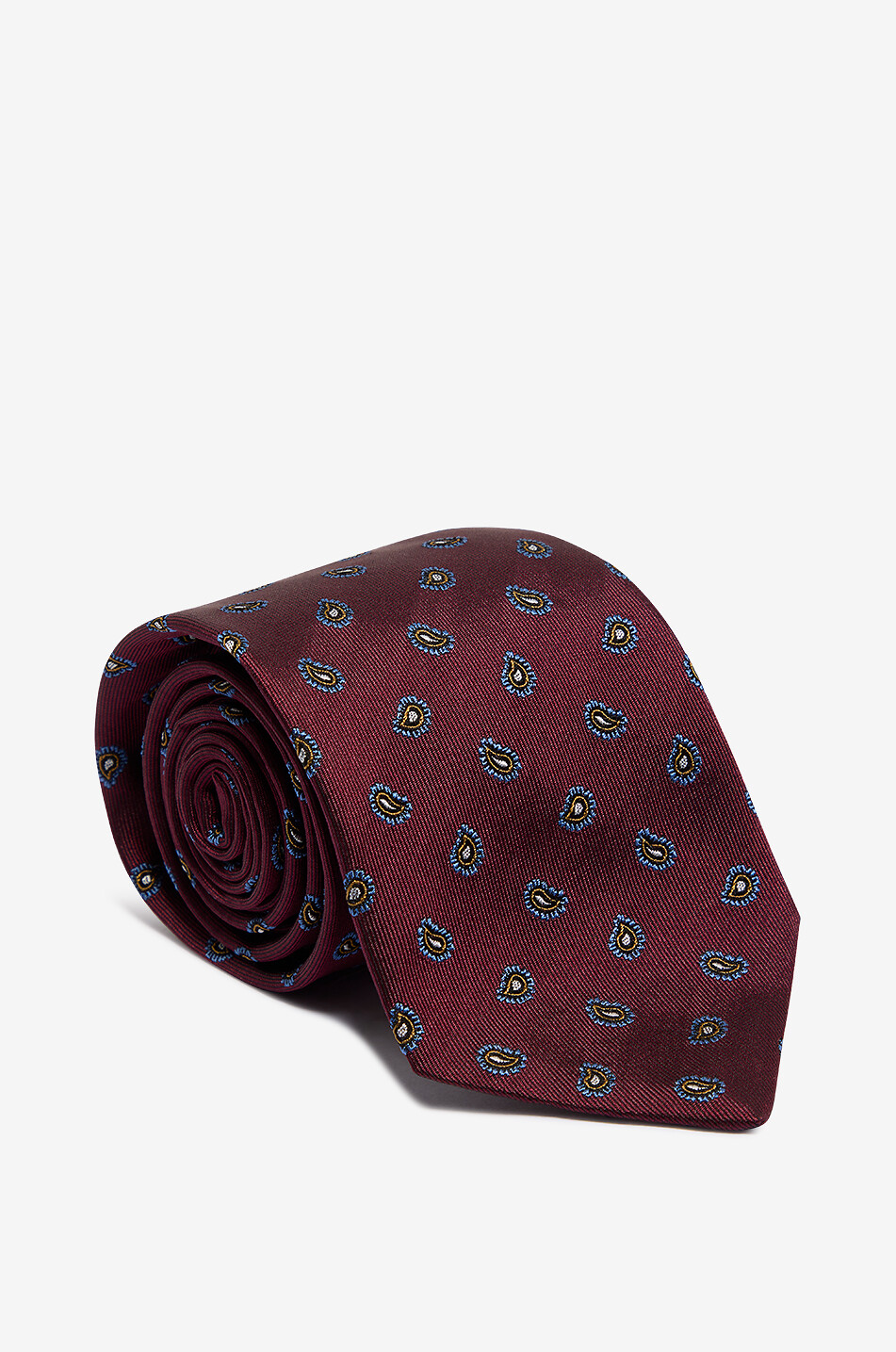 Cravate en soie à motif paisley AA141