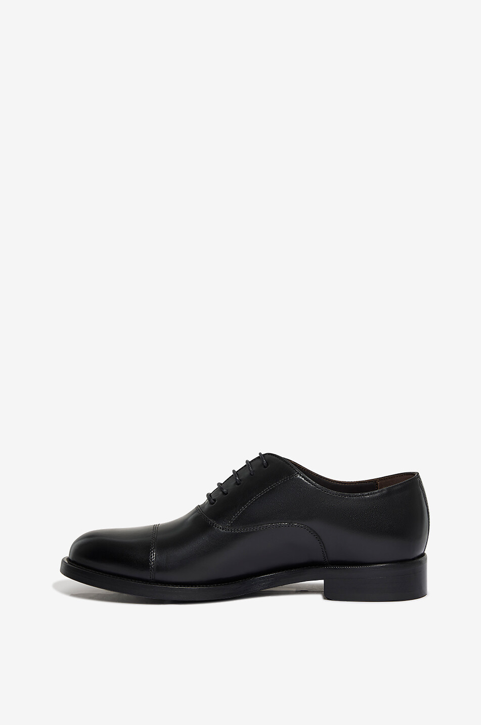 BONGÉNIE Chaussures à lacets en cuir lisse Homme NOIR 3