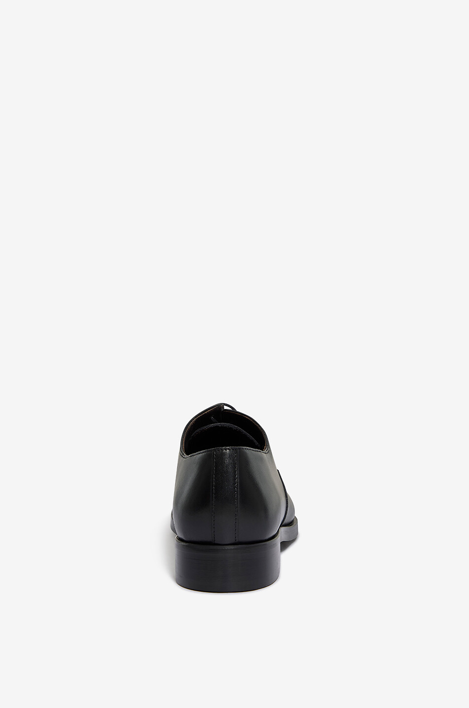 BONGÉNIE Chaussures à lacets en cuir lisse Homme NOIR 4