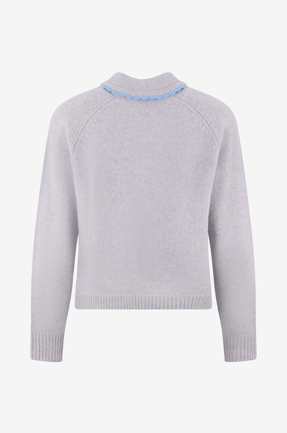 BONGENIE Pullover mit Bubikragen aus Woll-Kaschmir-Mix Damen GRAU 2