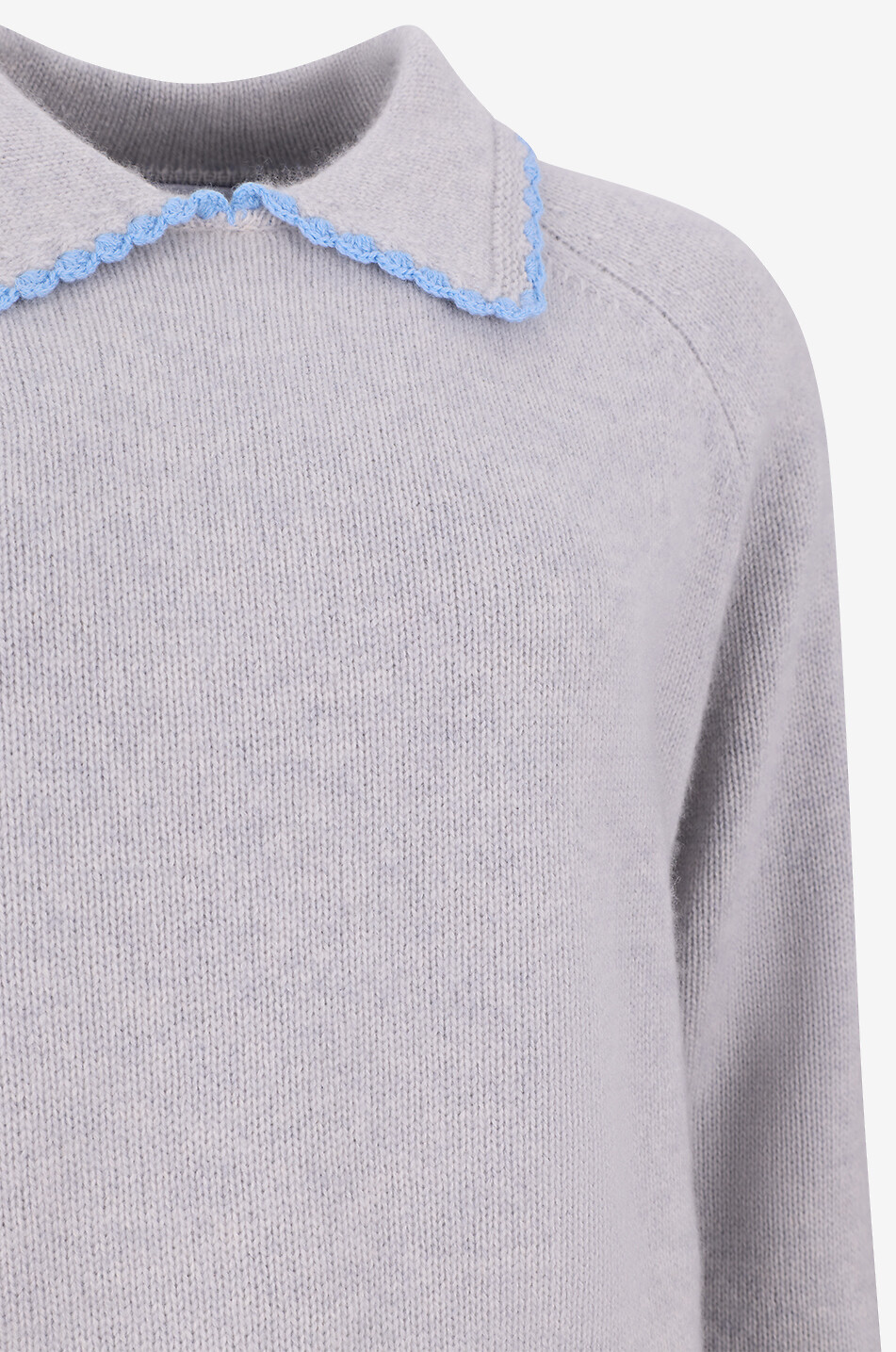 BONGENIE Pullover mit Bubikragen aus Woll-Kaschmir-Mix Damen GRAU 3