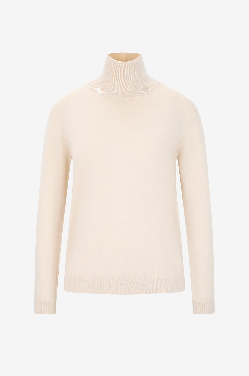 Kiku silk and wool blend roll-neck jumper