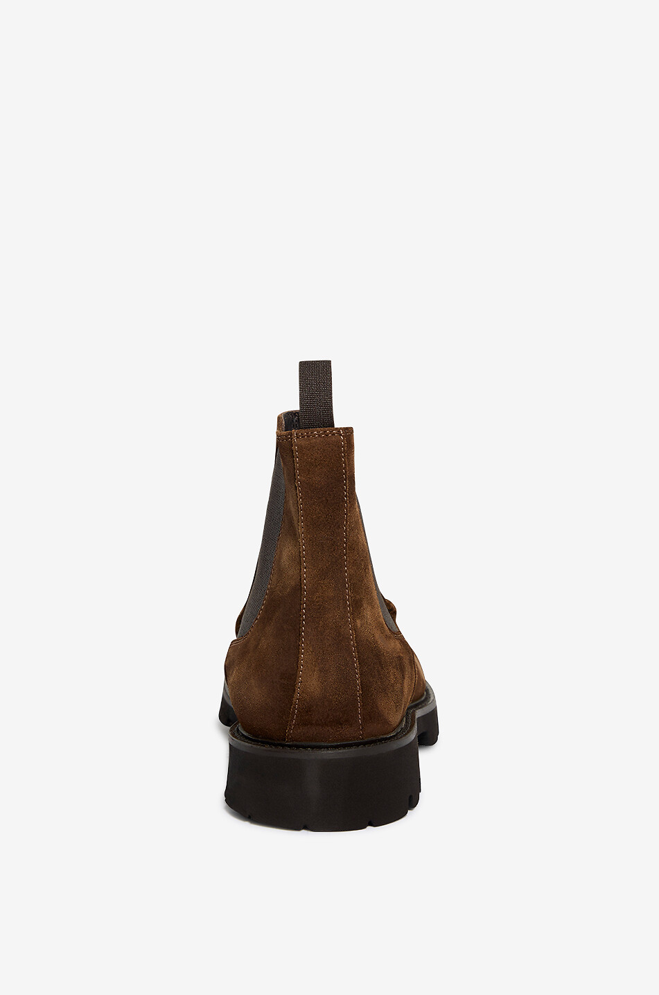BONGÉNIE Bottines chelsea à semelle crantée en daim Homme MARRON 3
