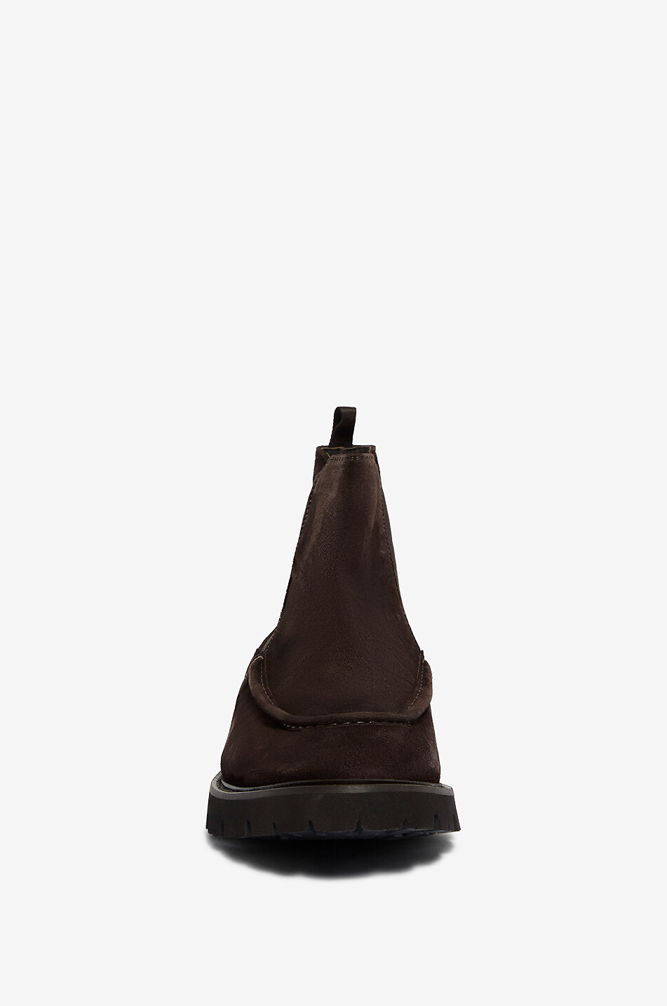 BONGÉNIE Bottines chelsea à semelle crantée en daim Homme MARRON FONCÉ 2