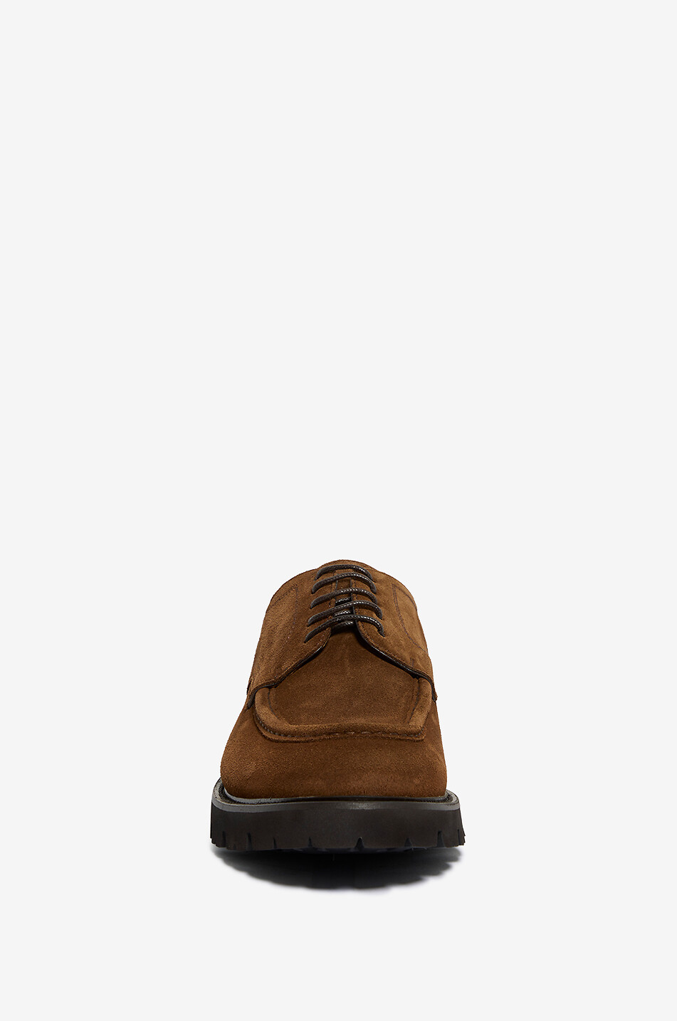 BONGENIE Suede lace-up shoes with lug sole Men BROWN 2