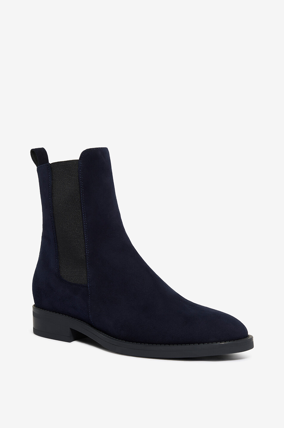 BONGÉNIE Bottines chelsea en daim Alice Femme BLEU FONCE 1