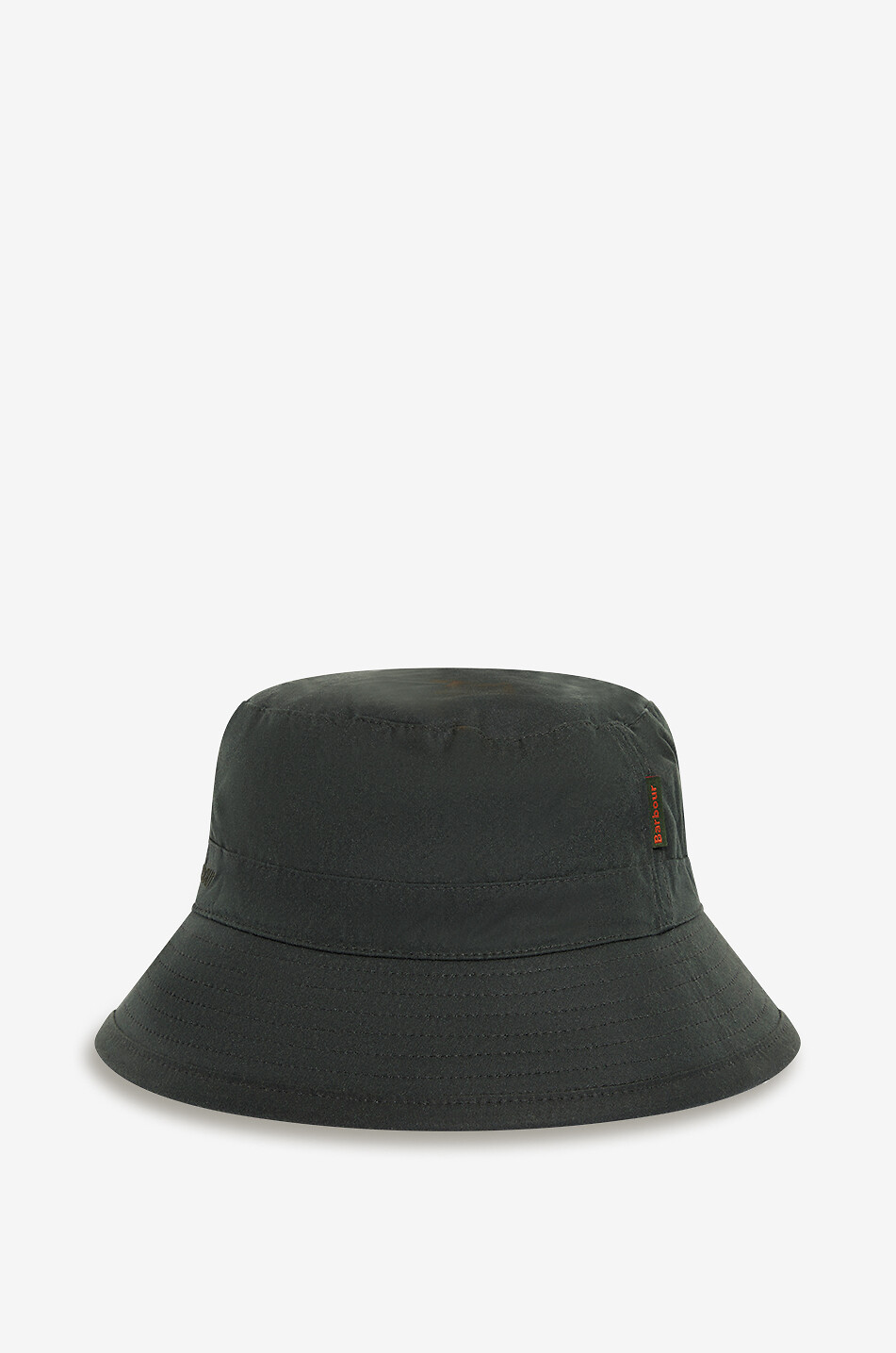 BARBOUR Chapeau bob en coton ciré Wax Bucket Homme VERT 2