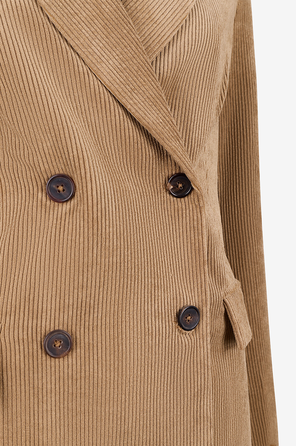 HEMISPHERE Zweireiher-Blazer aus Cord Damen KAMELFARBEN 3