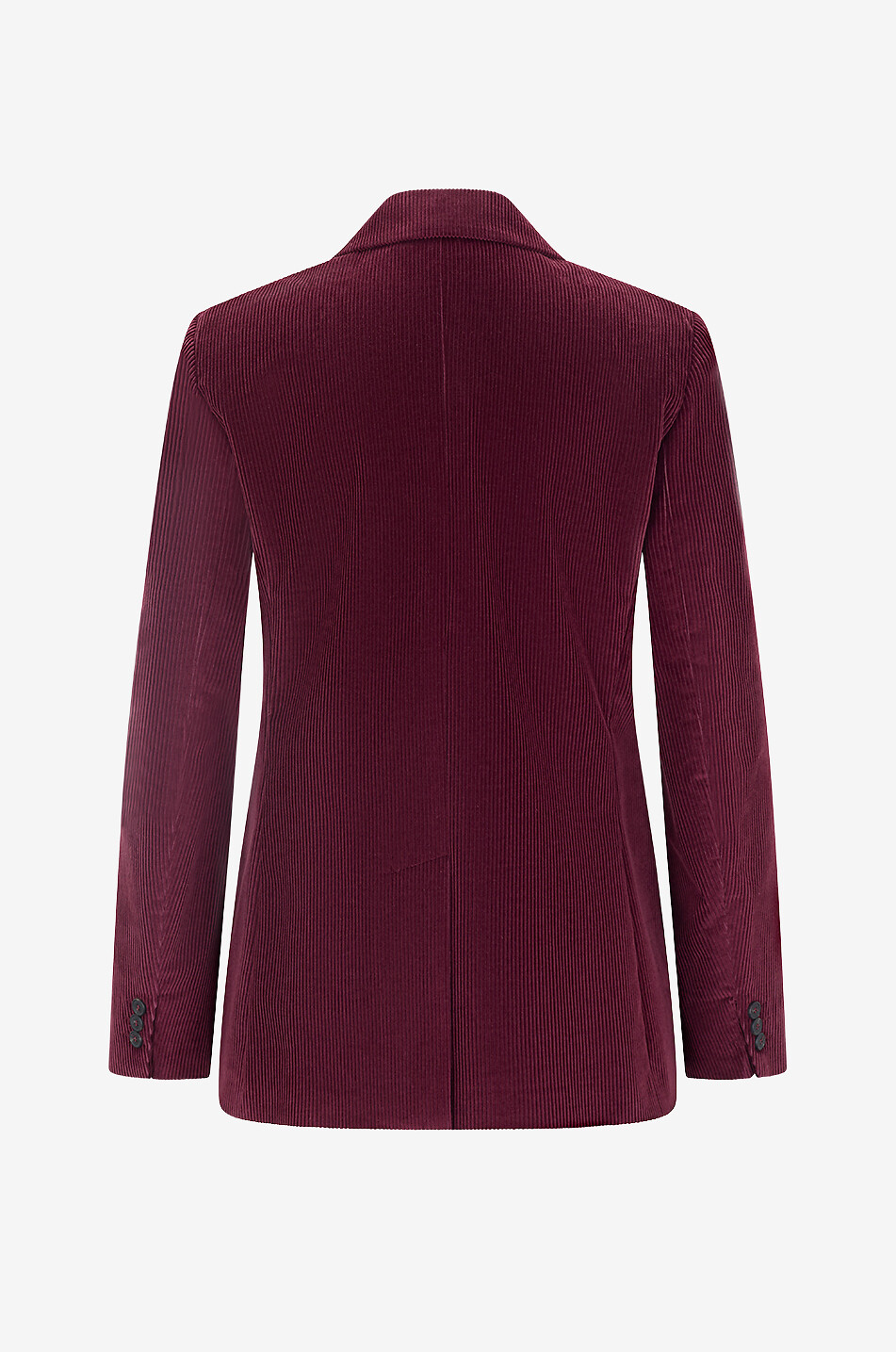WEEKEND MAX MARA Doppelreihiger Blazer aus Baumwoll-Cord Katanga Damen DUNKELROT 2