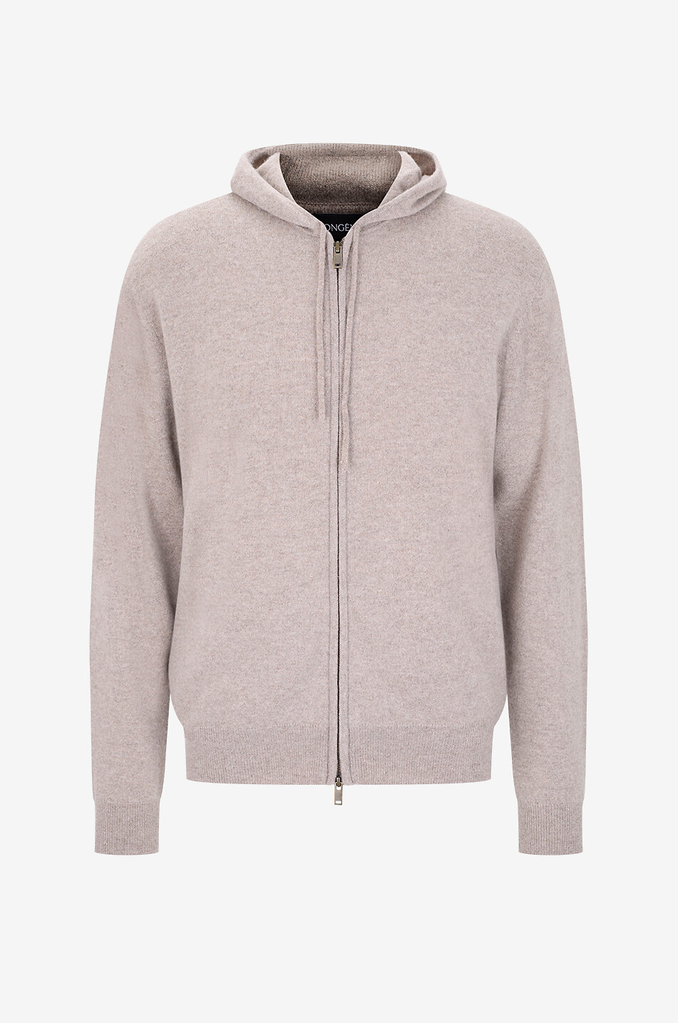 Cashmere zip-up hoodie