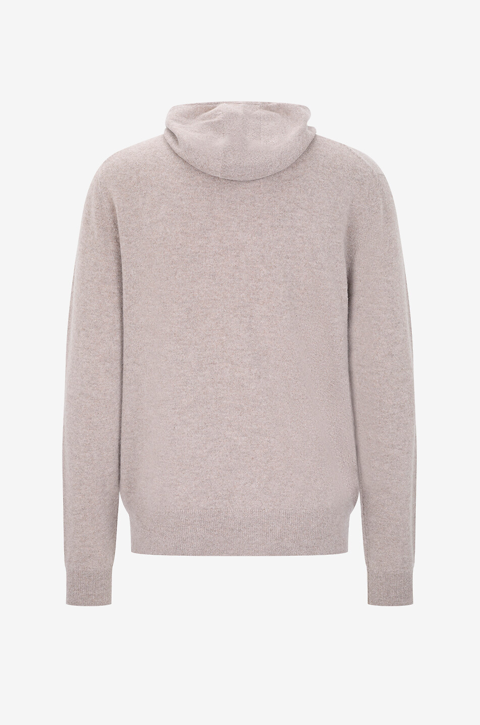 BONGÉNIE Sweat à capuche zippé en cachemire Homme MARRON 2