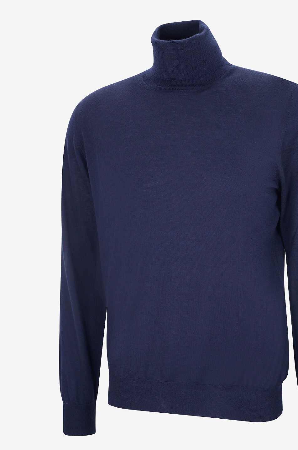 BONGÉNIE Pull à col roulé en cachemire Homme BLEU FONCE 3