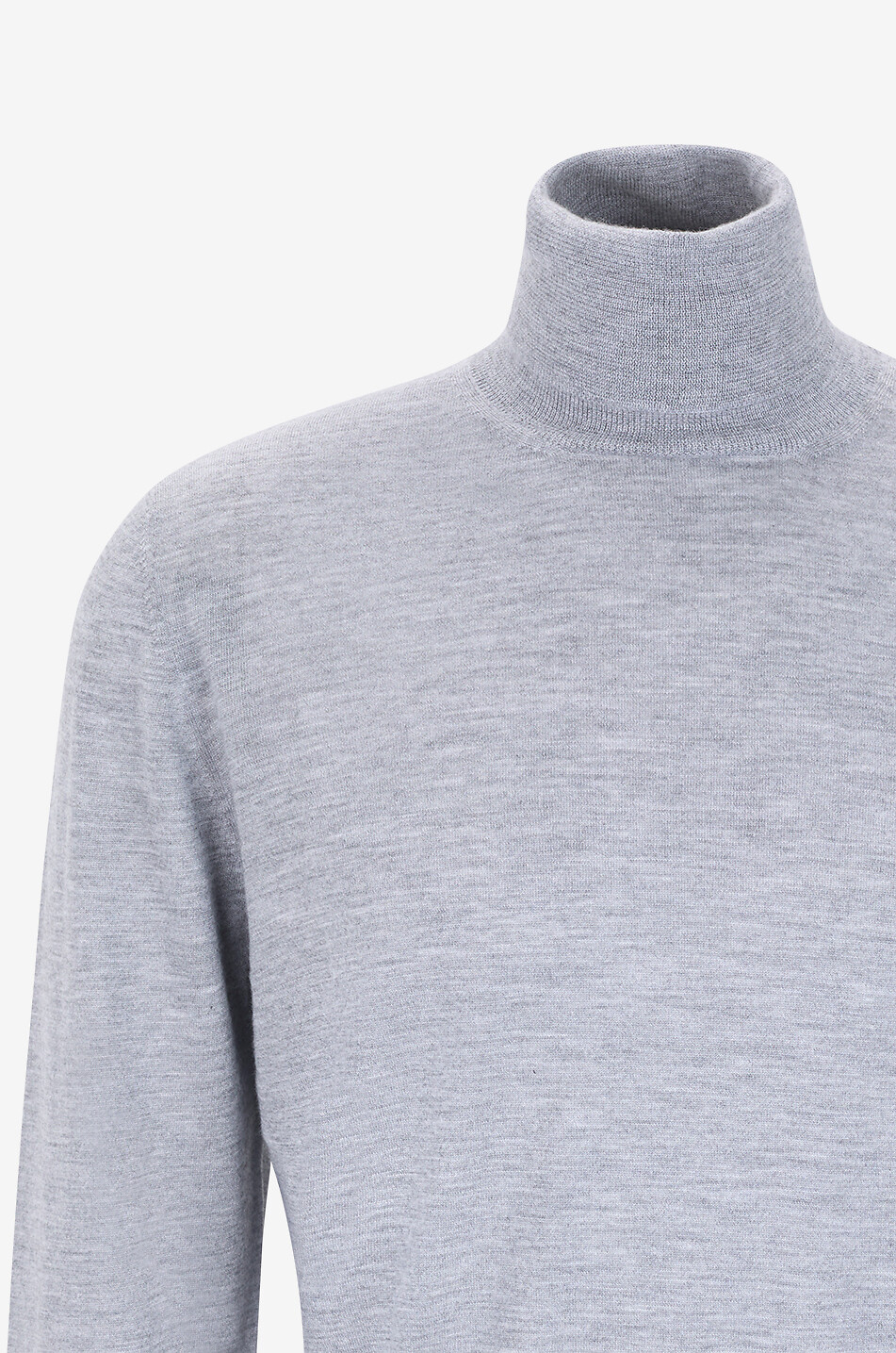 BONGENIE Cashmere roll-neck jumper Men MEDIUM GREY 3