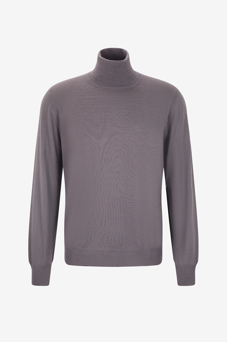 BONGÉNIE Pull à col roulé en cachemire Homme MARRON FONCÉ 1