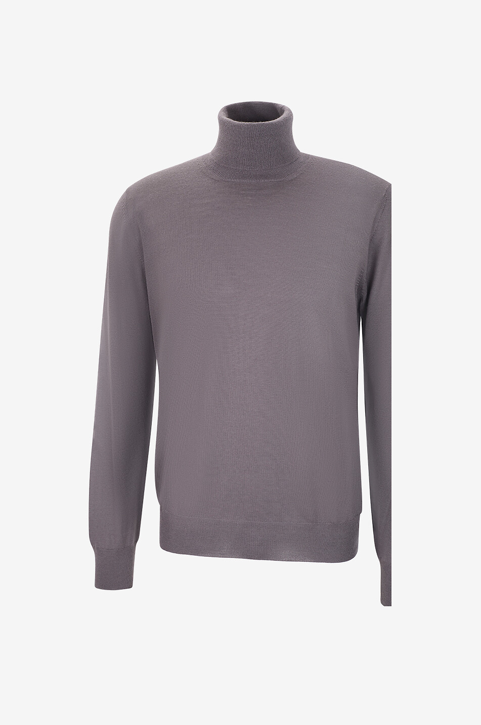 BONGÉNIE Pull à col roulé en cachemire Homme MARRON FONCÉ 3