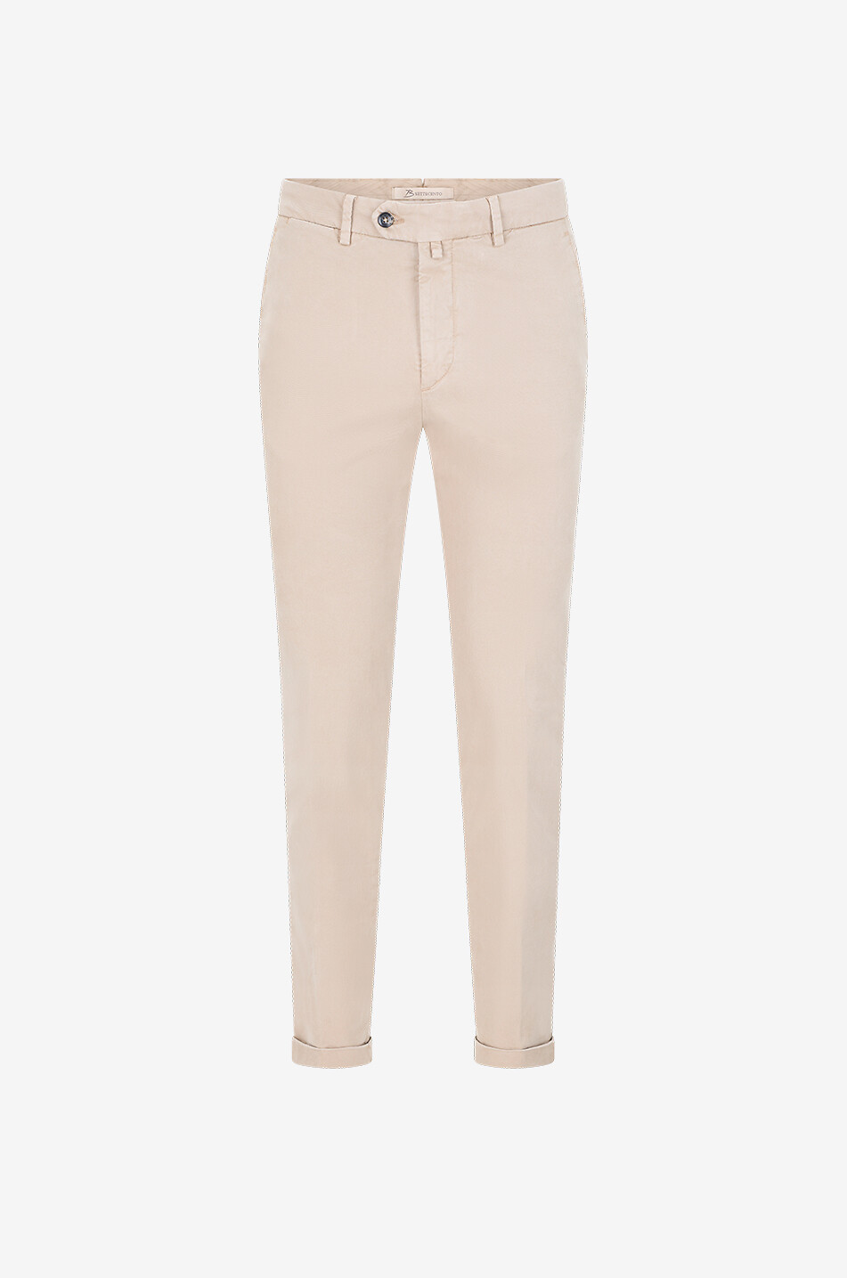 Pantalon chino slim en sergé de coton Aterno