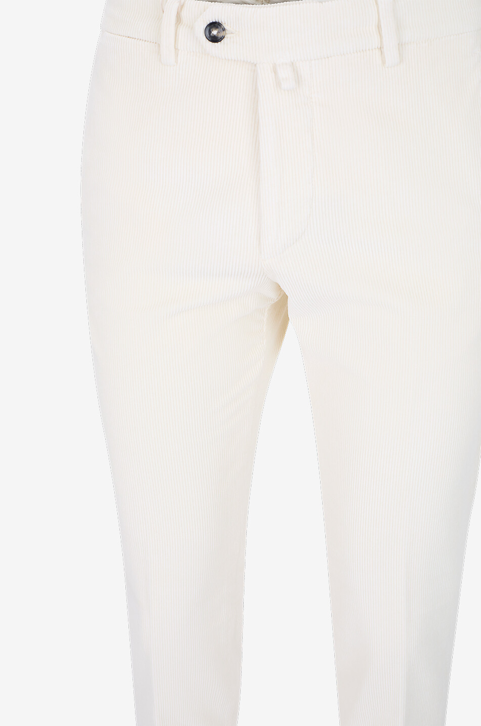 B SETTECENTO Aeterno Slim straight-leg cotton corduroy trousers Men EGGSHELL 3