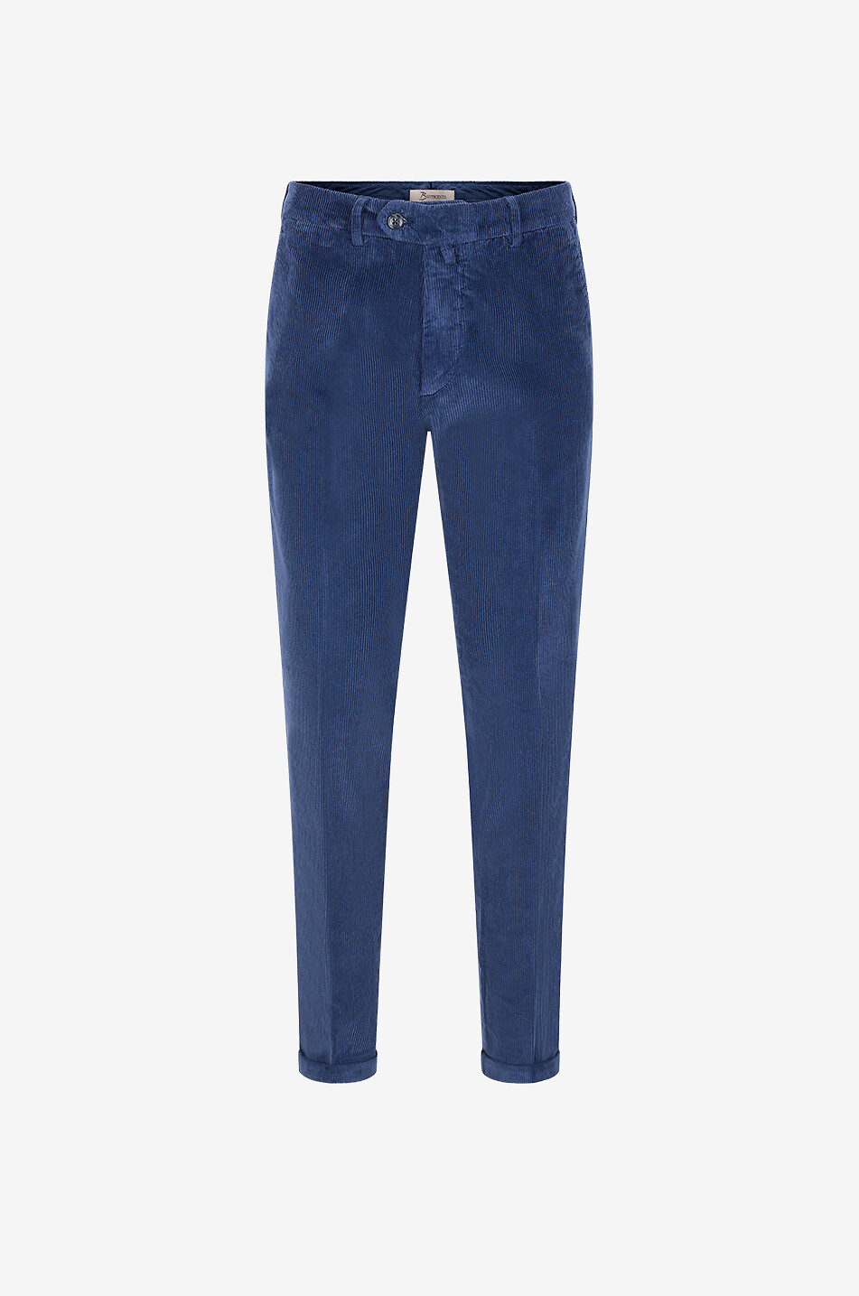 Aeterno Slim straight-leg cotton corduroy trousers
