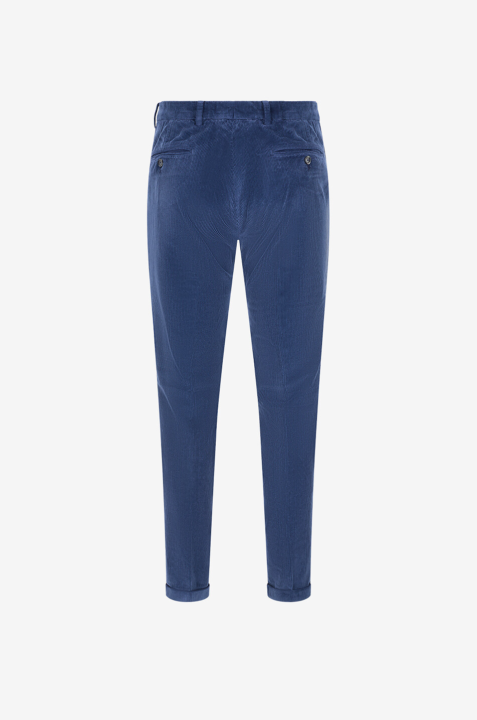B SETTECENTO Aeterno Slim straight-leg cotton corduroy trousers Men DARK BLUE 2